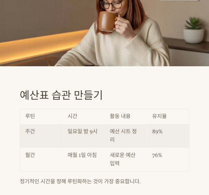 예산 스트레스는 이제 그만! 똑똑한 월별 예산 시트 관리법