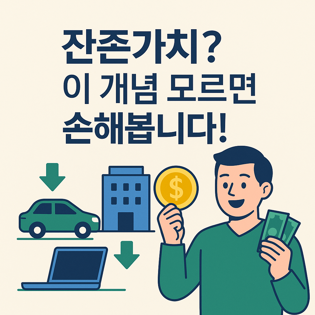 잔존가치 뜻 자동차 부동산 투자 전에 꼭 알아야 할 개념!