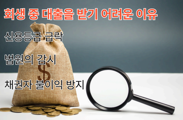 회생 중 대출을 받기 어려운 이유