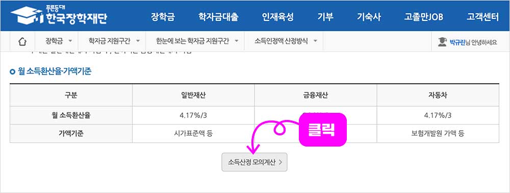 2024년 1학기 국가장학금 신청방법, 소득분위, 지급금액