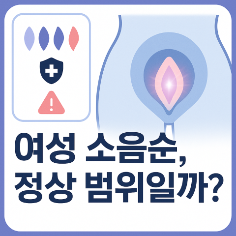 여성 소음순 정상 범위와 비대증·수술 고민을 한눈에 보여주는 건강 블로그 썸네일