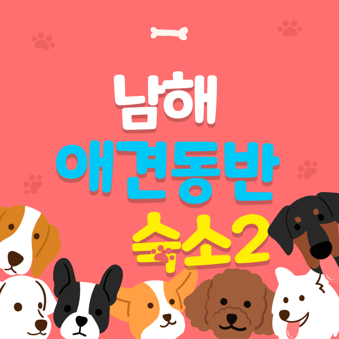 남해 애견동반 펜션