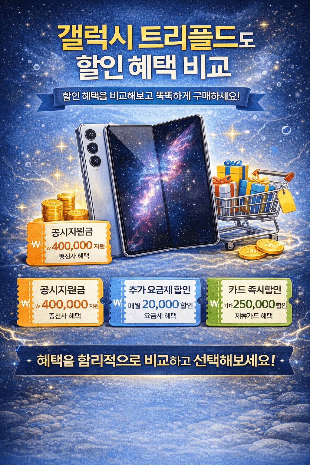 갤럭시 트라이폴드 할인혜택 비교