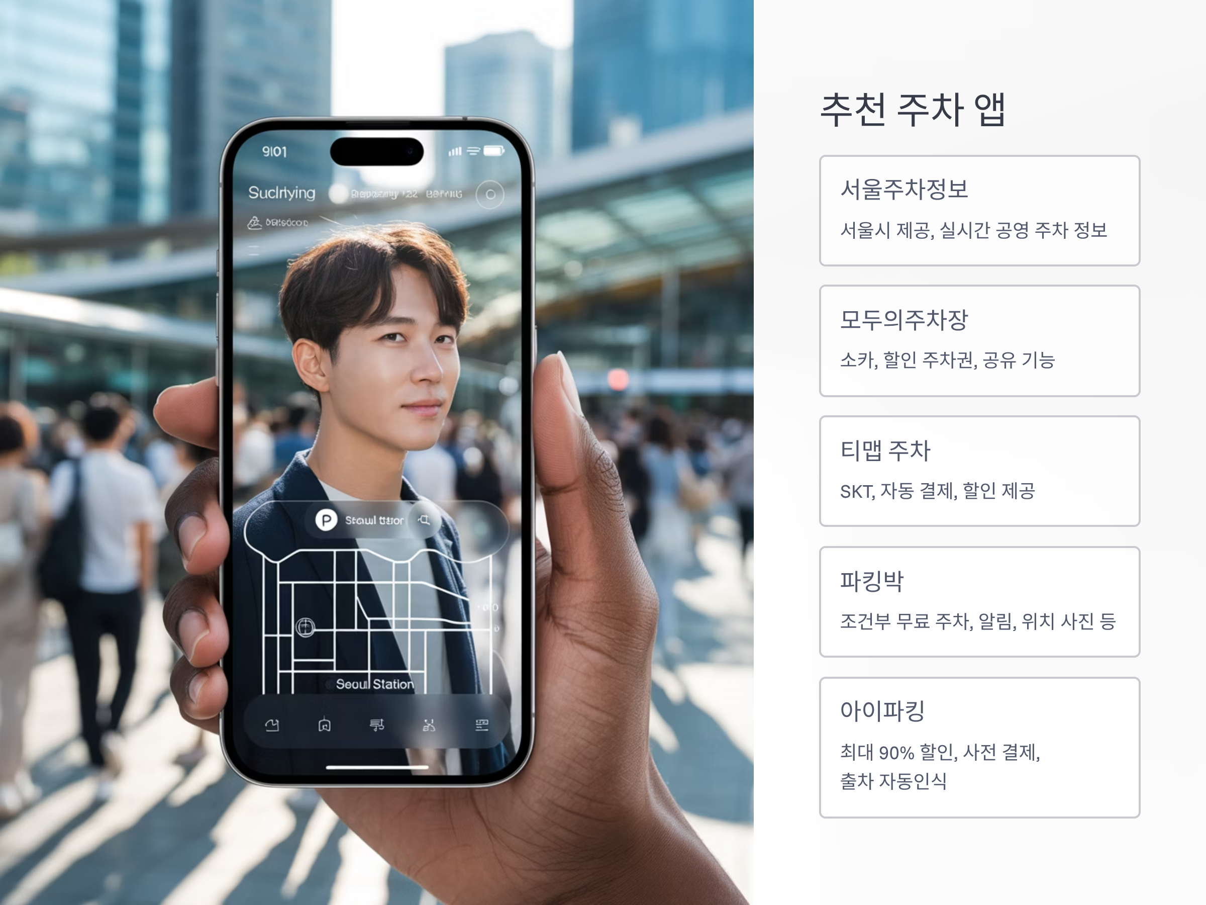 추천 주차 앱과 제공 주체 그리고 주요 기능
