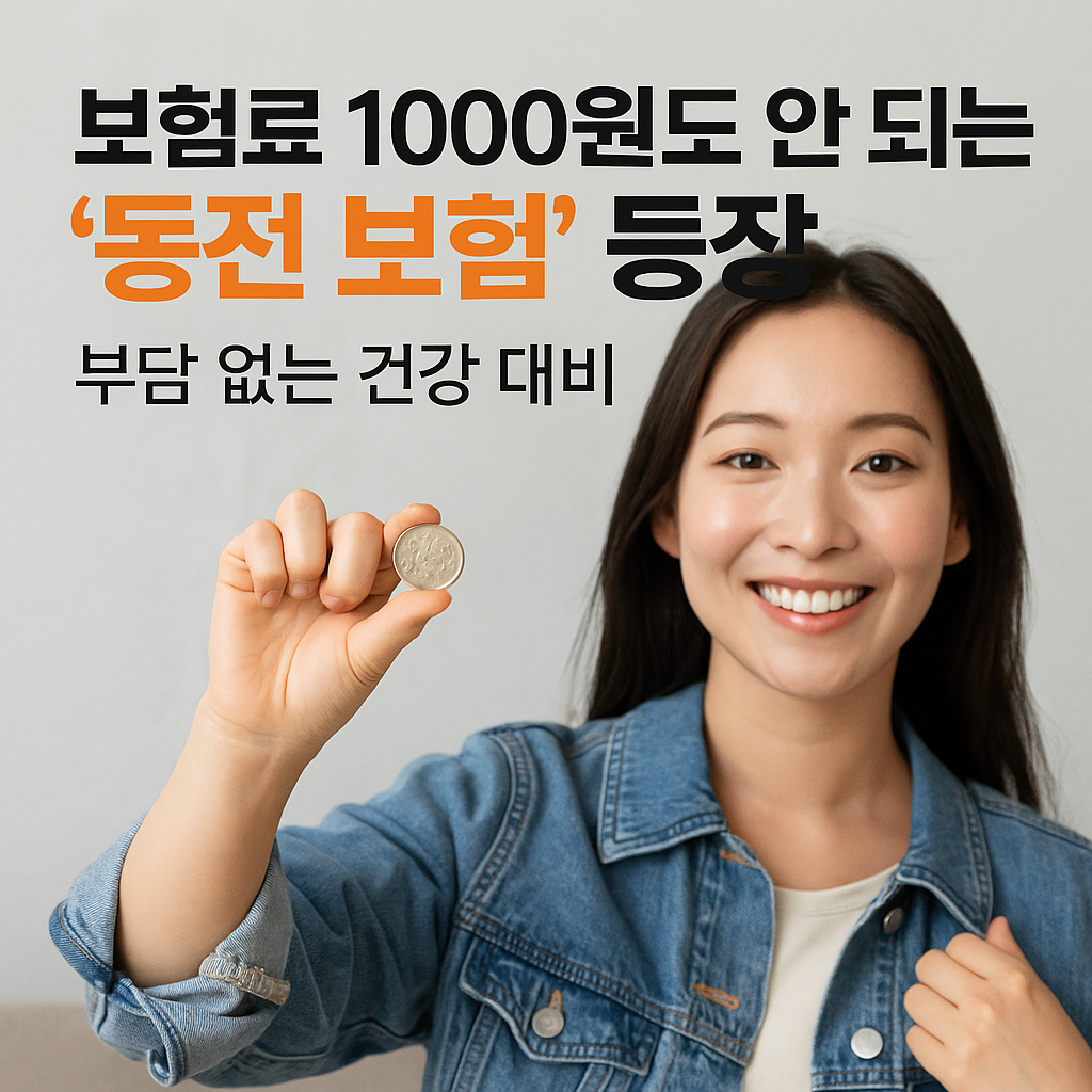 보험료 1000원도 안 되는 &lsquo;동전 보험&rsquo; 등장