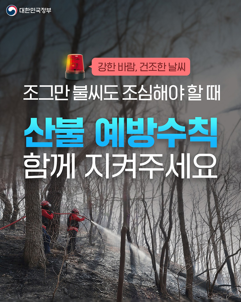 산불 예방 수칙