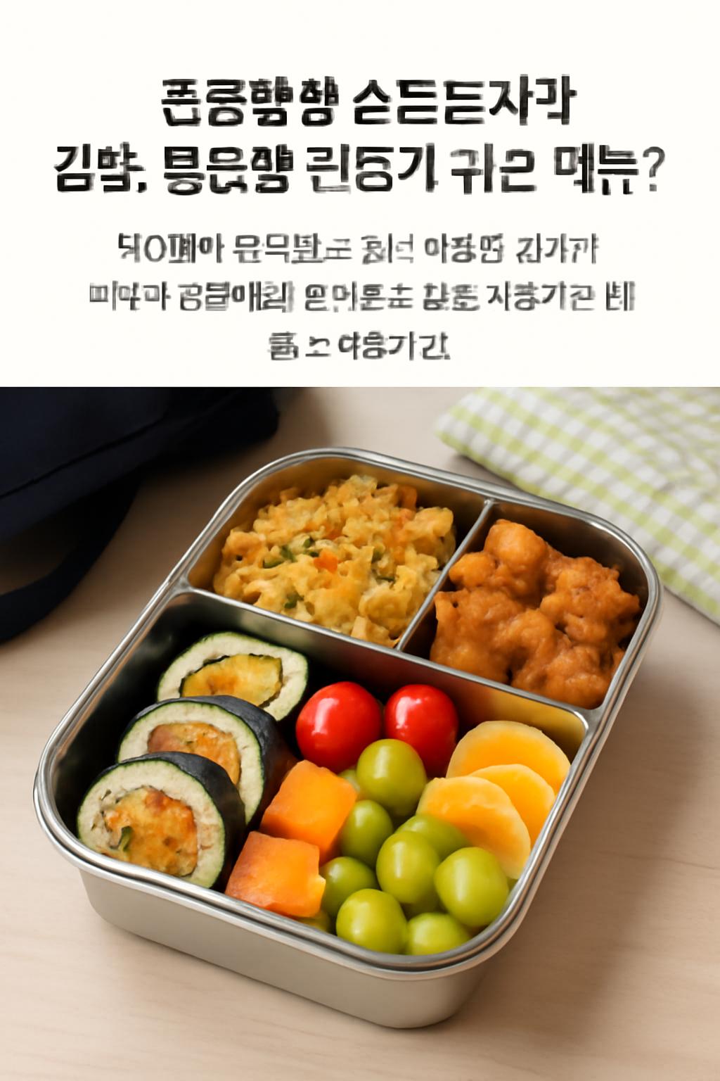 초등학생 소풍 도시락