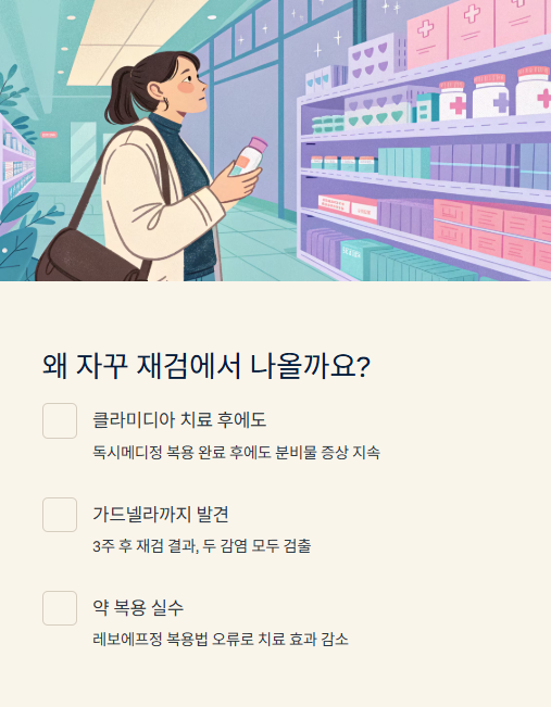 왜 자꾸 재검에서 나올까요?