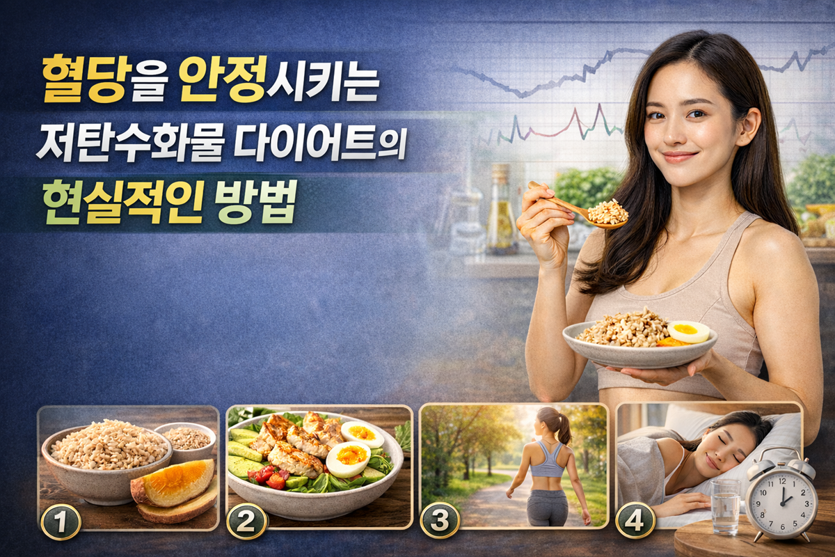 저탄수화물 다이어트가 혈당을 더 불안정하게 만드는 경우