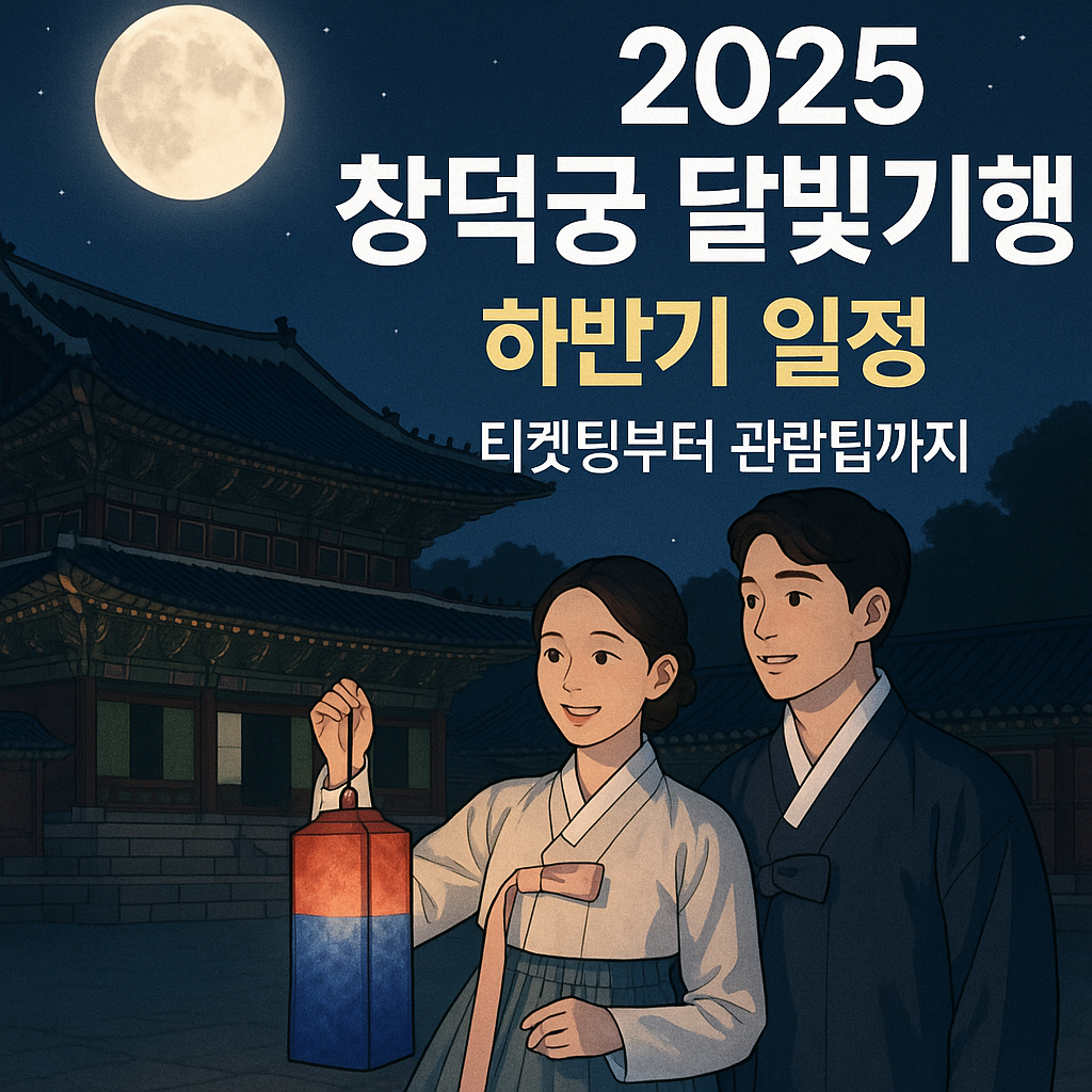 2025 창덕궁 달빛기행 하반기 일정, 티켓팅부터 관람팁까지