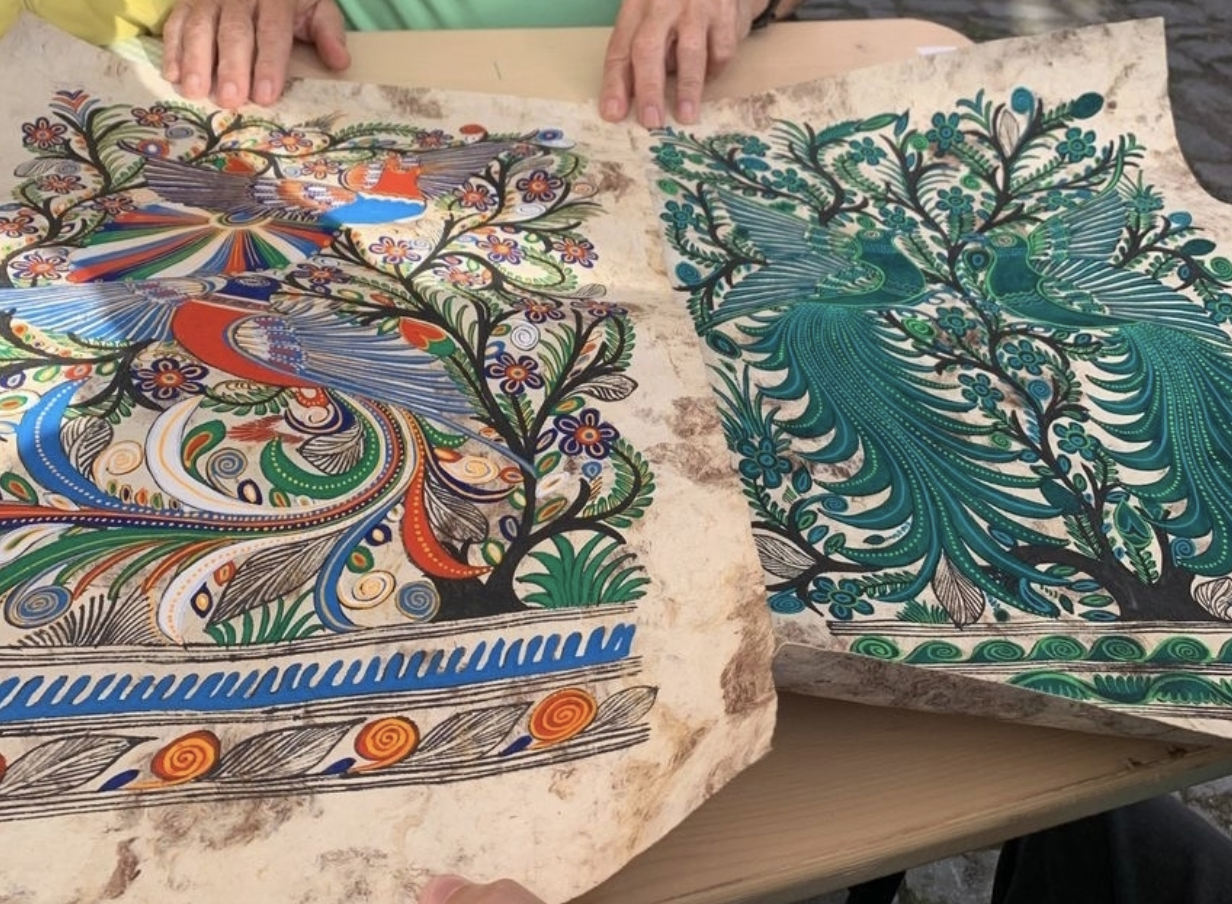 생전에 울리가 간직했던 멕시코 그림 두장