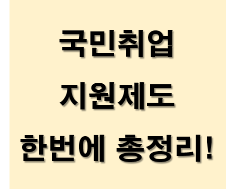 국민취업지원제도-지원대상-신청방법