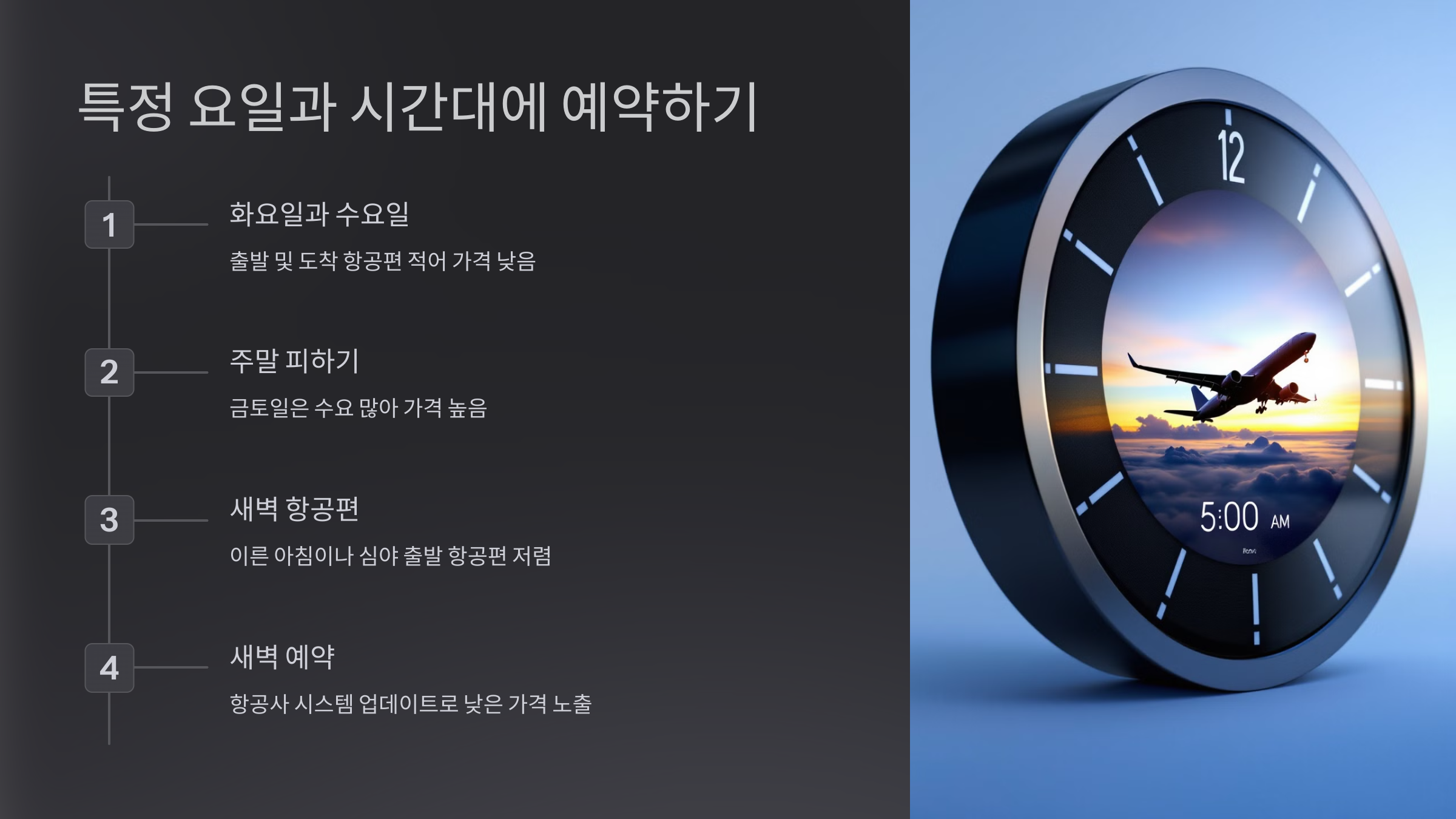 특정 요일과 시간대에 예약하기