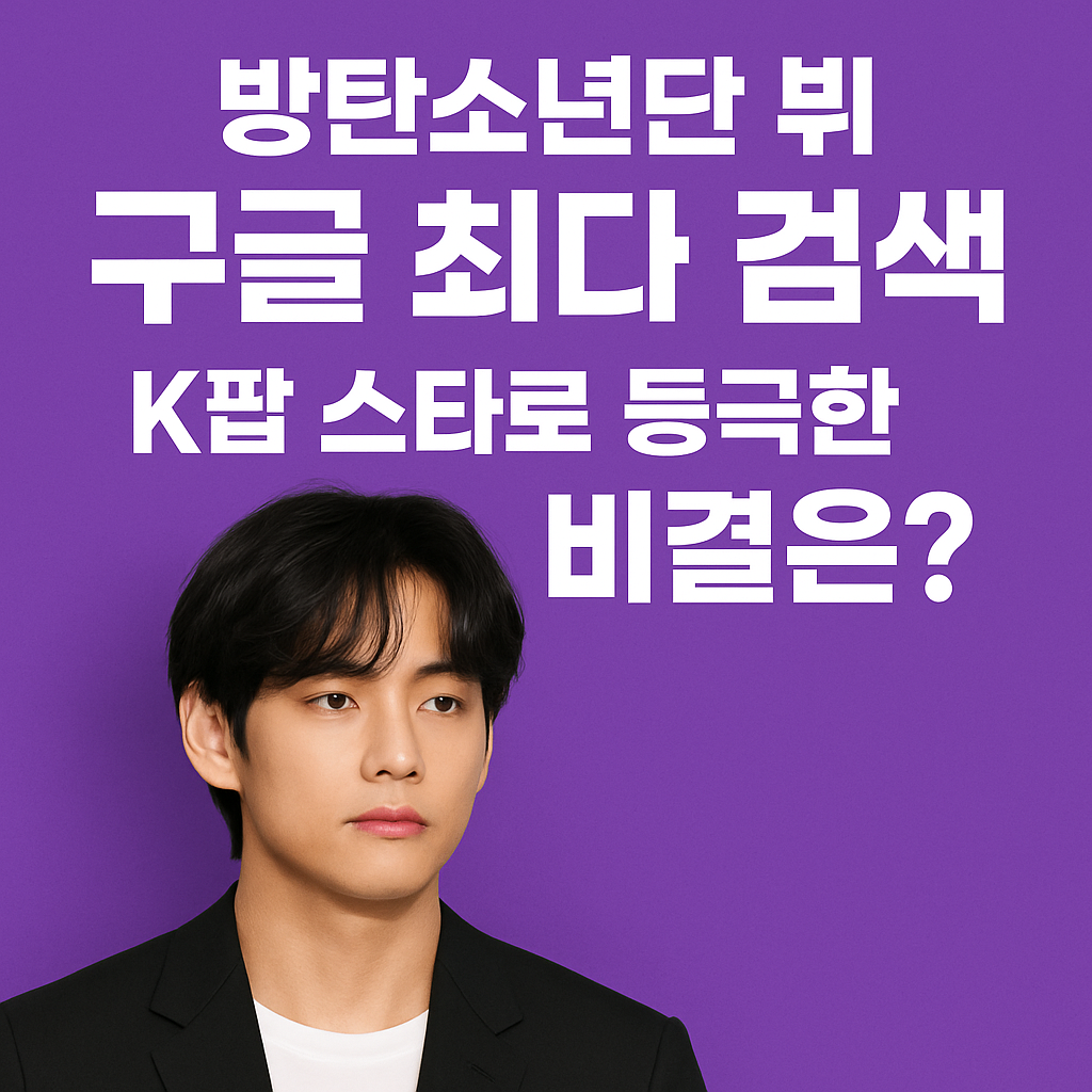 방탄소년단 뷔, 구글 최다 검색 K팝 스타로 등극한 비결은?