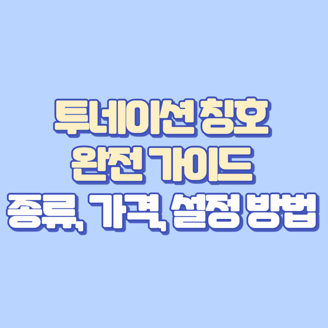 투네이션 칭호 완전 가이드 - 종류, 가격, 설정 방법 총정리
