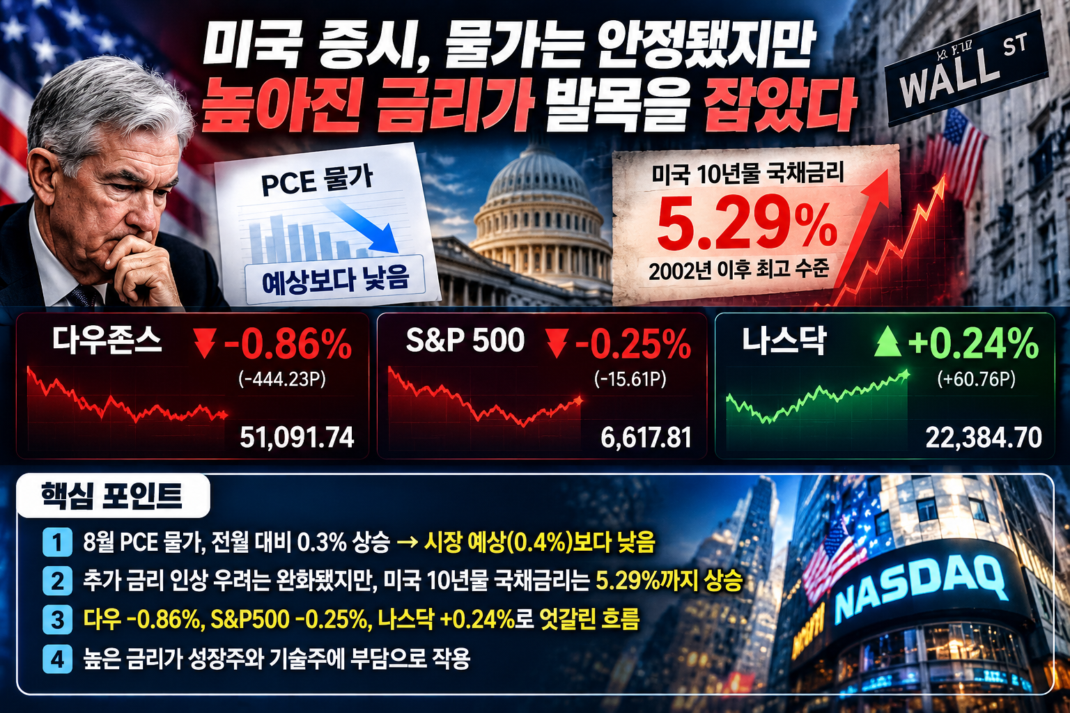 미국 PCE·국채금리·나스닥과 한국 증시의 연결