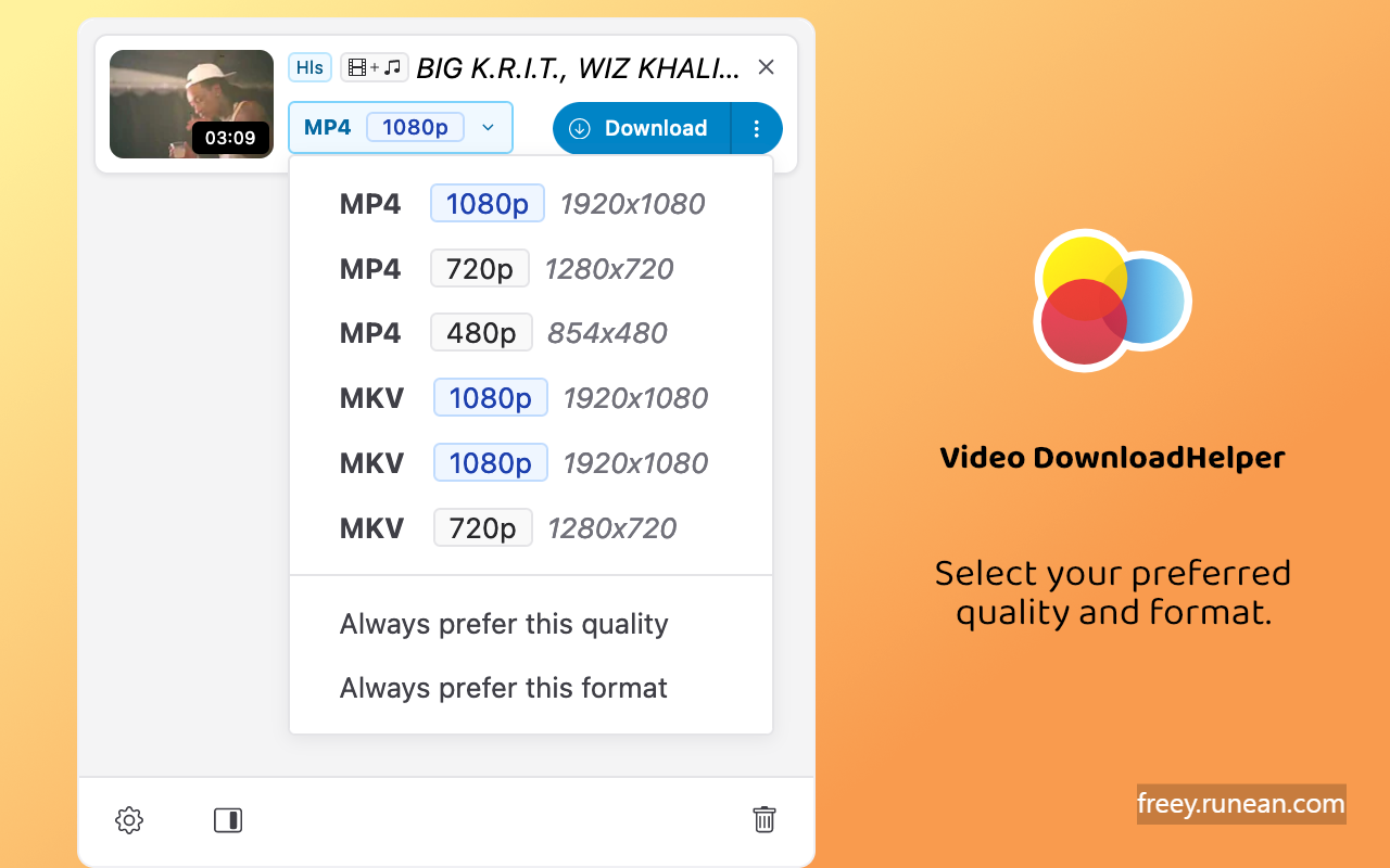 비디오 다운로드헬퍼(Video DownloadHelper) 다운로드