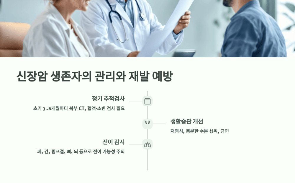 5. 신장암 생존자의 관리와 재발 예방