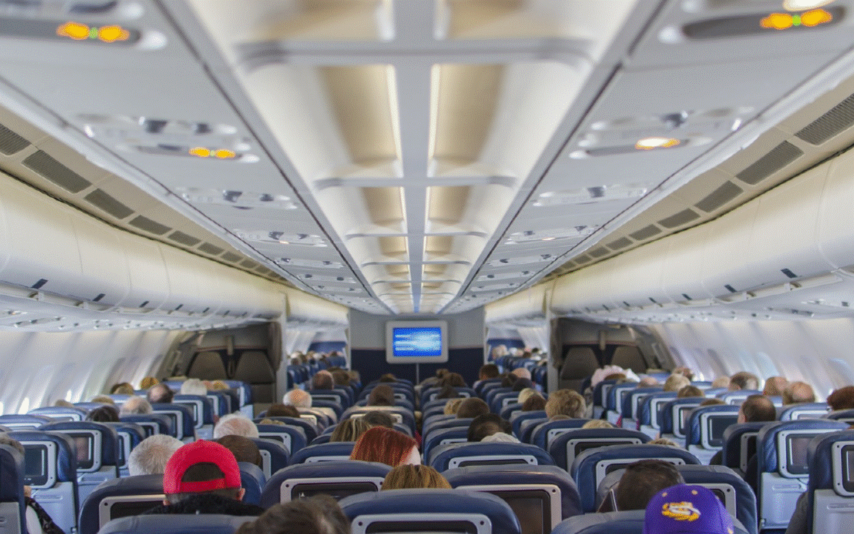 비행기 내부 사진