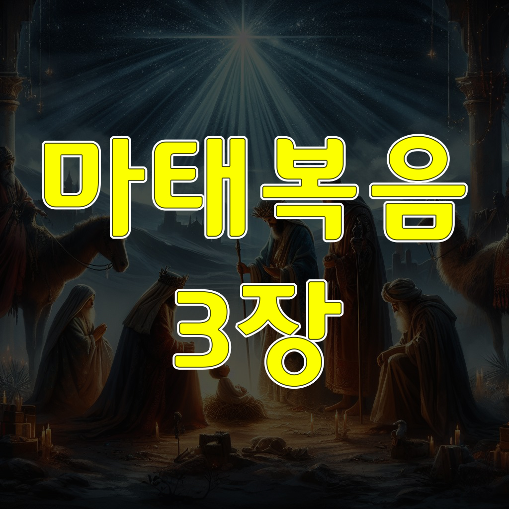 마태복음 3장: 새례 요한이 천국을 전파하다.