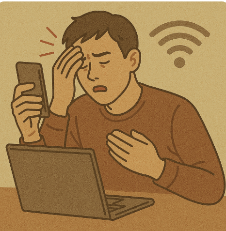 디지털 피로 증후군｜스마트폰&middot;PC 사용이 건강에 미치는 영향 관련 사진
