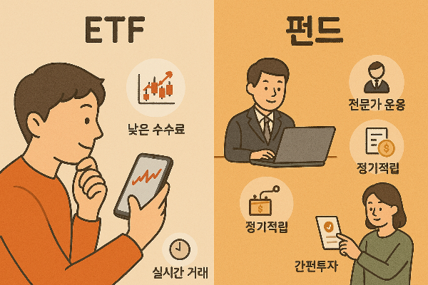 ETF와 펀드의 차이점