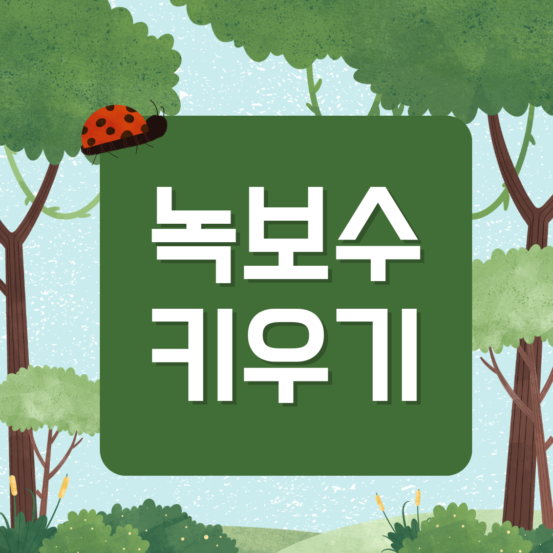 녹보수 키우기