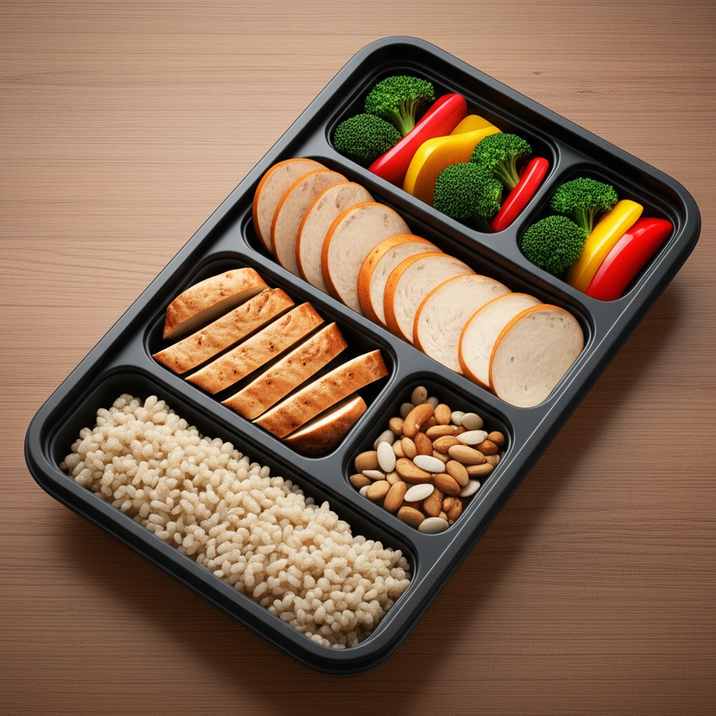 매일 새로운 맛 직장인 도시락 질리지..