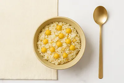 병아리콩 밥해 먹기 완성