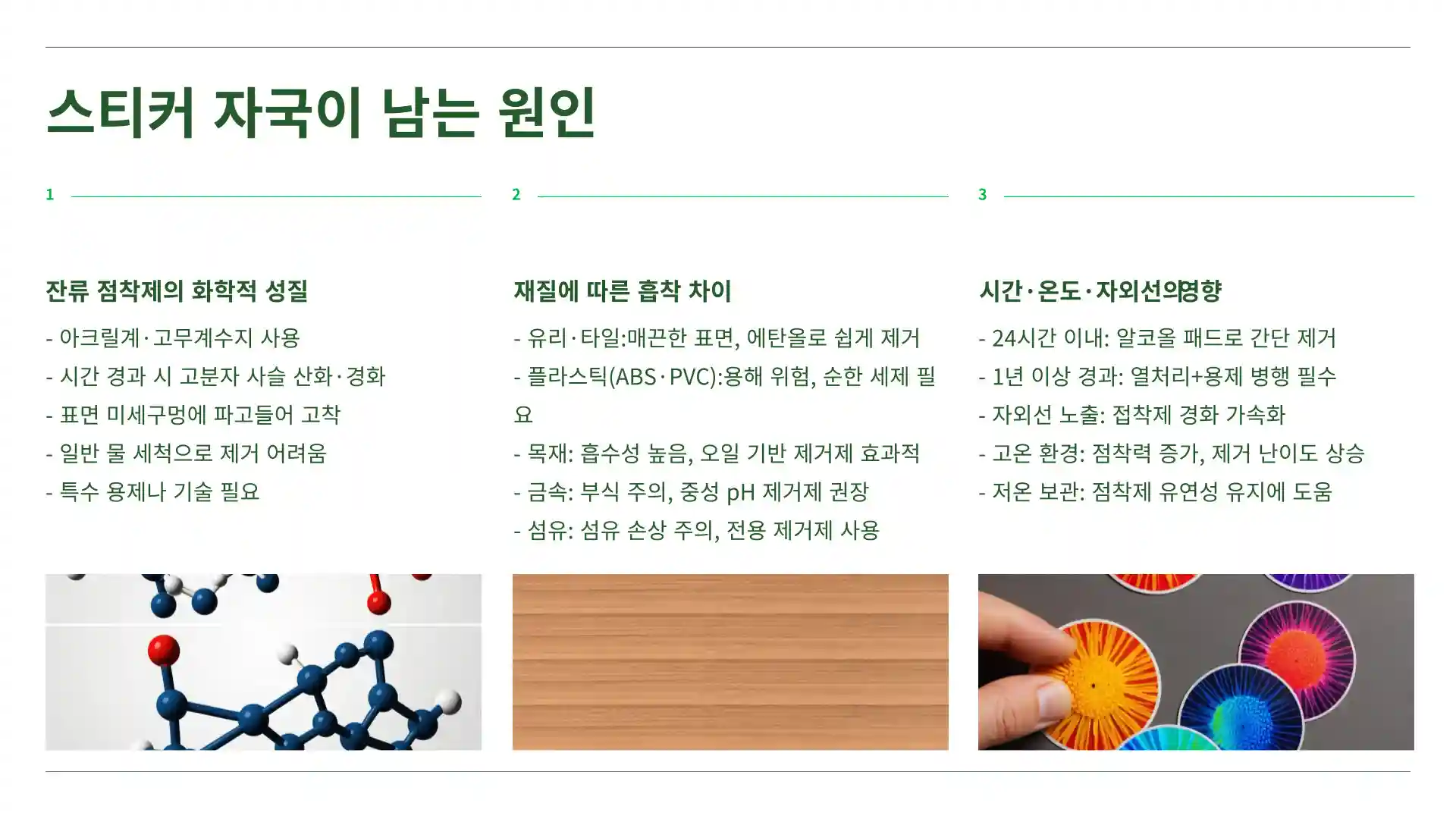 스티커 자국 없애는 법