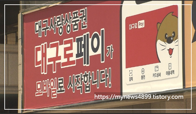 대구로페이충전및사용법총정리