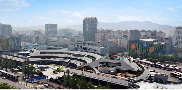 광주버스터미널-유스퀘어전경