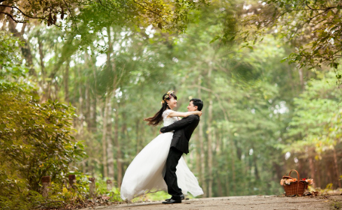 결혼컨셉의 사진