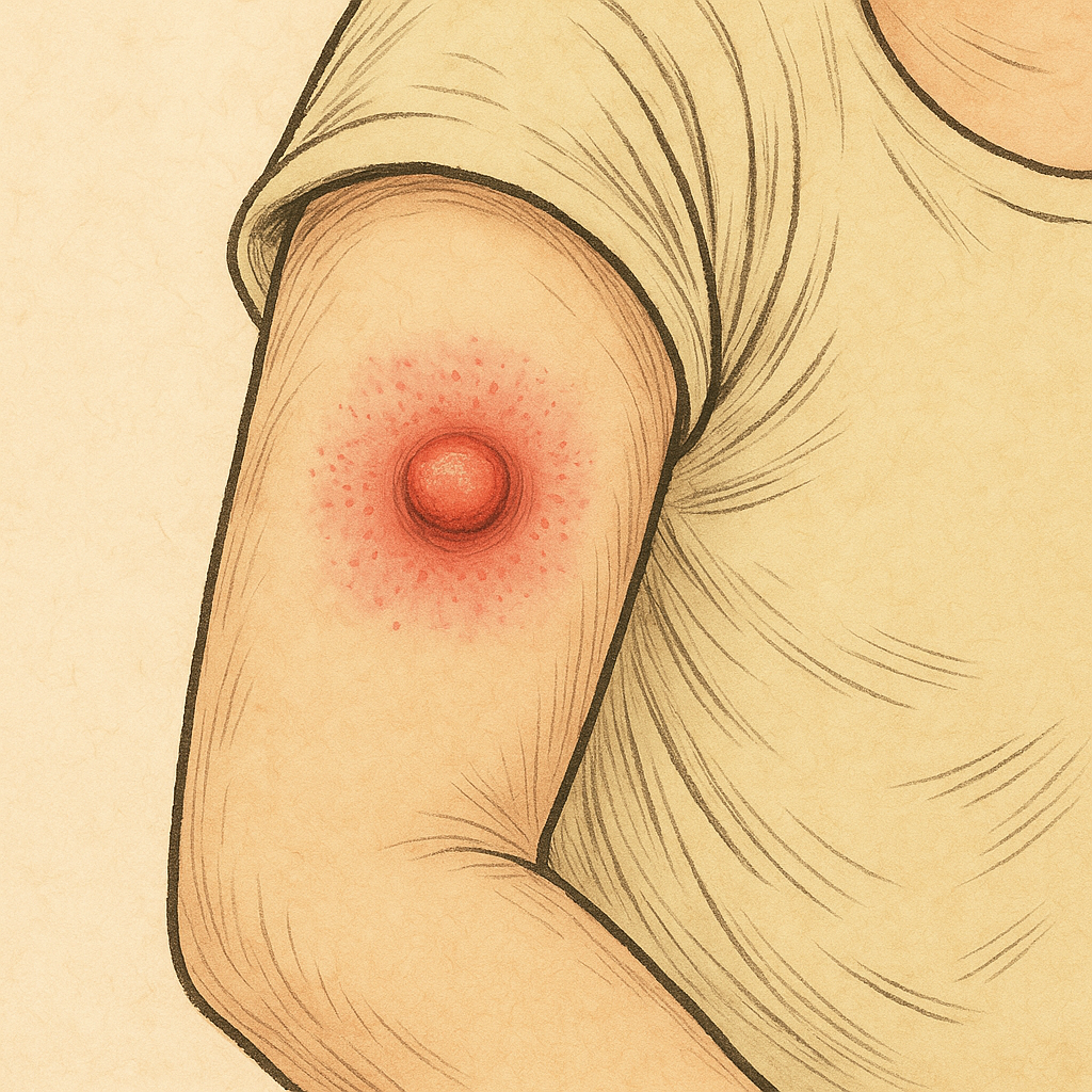 모기 흉터에 관련된 사진