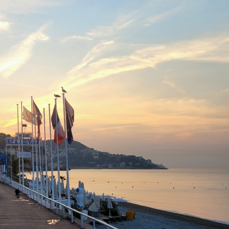 니스의 바다 풍경