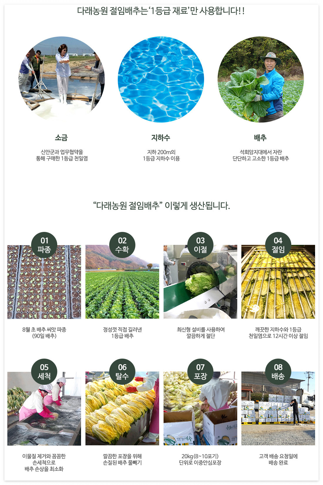 영월몰 다래농원 절임배추 생산이미지/ 출처: 영월몰