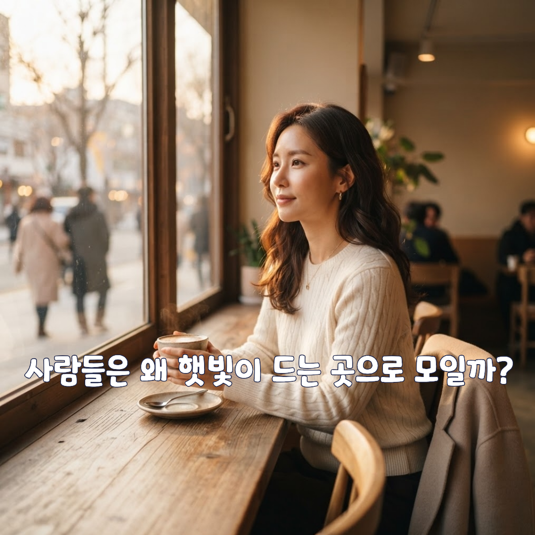 햇빛 드는 공간을 좋아하는 우리