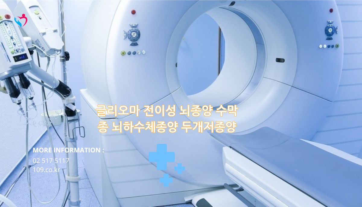 글리오마 전이성 뇌종양 수막종 뇌하수체종양 두개저종양
