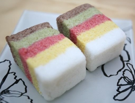 한국의 떡 종류 무지개떡