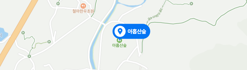 아홉산숲-지도