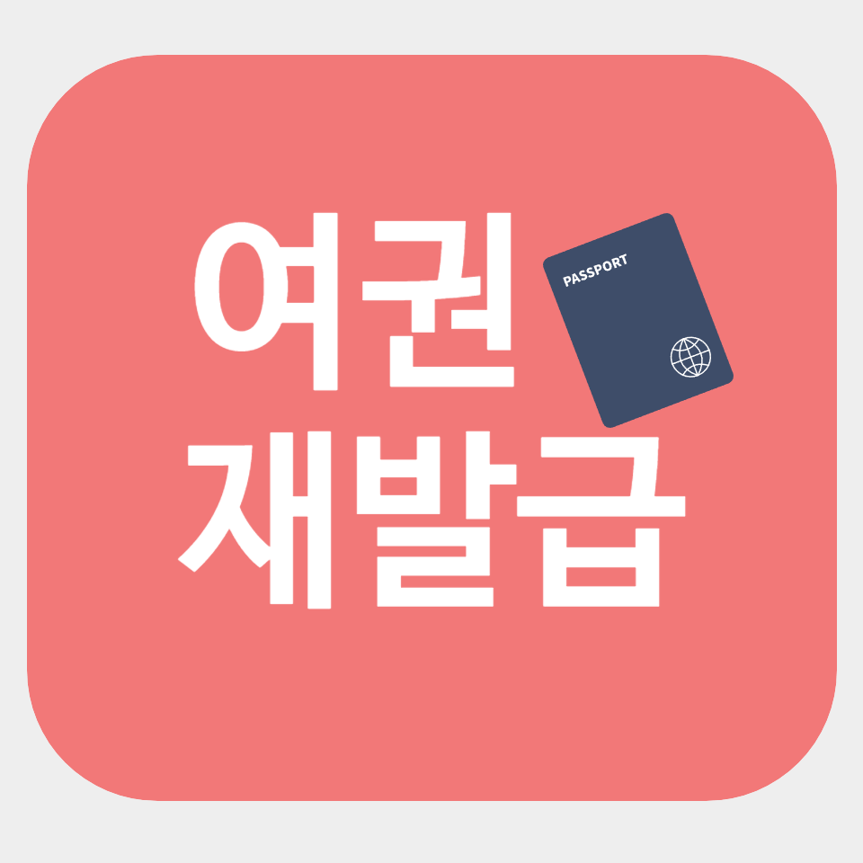 미성년자 여권 재발급