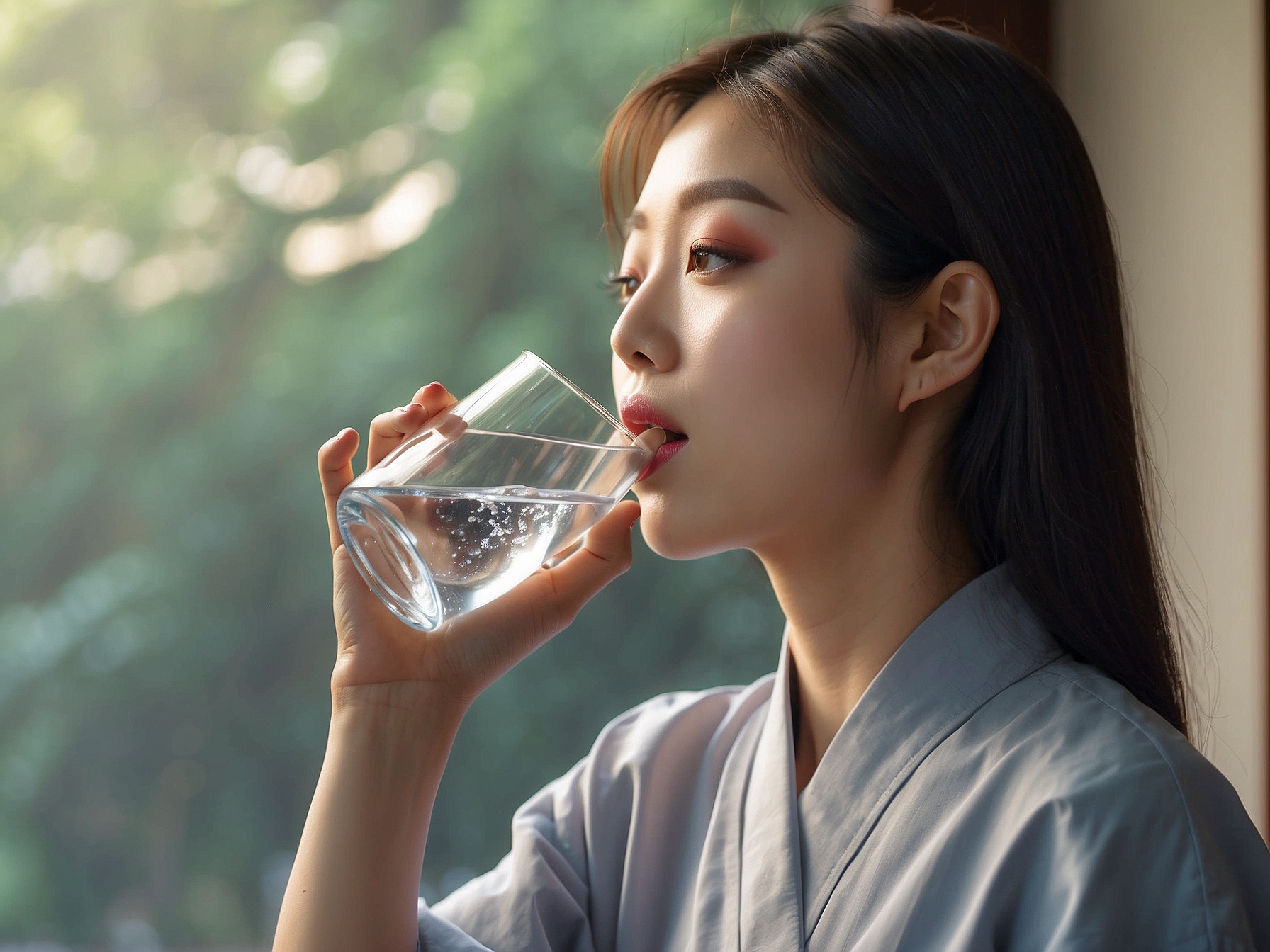 놀라운 사실! 식사 전 물 한 잔이 체줌 감량의 비밀일까?