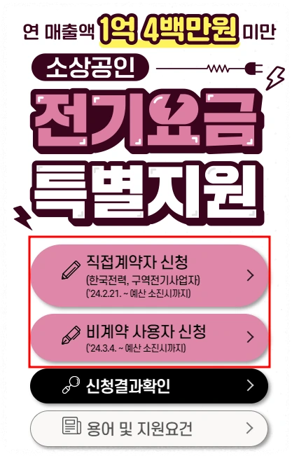 온라인 신청 방법 안내 이미지