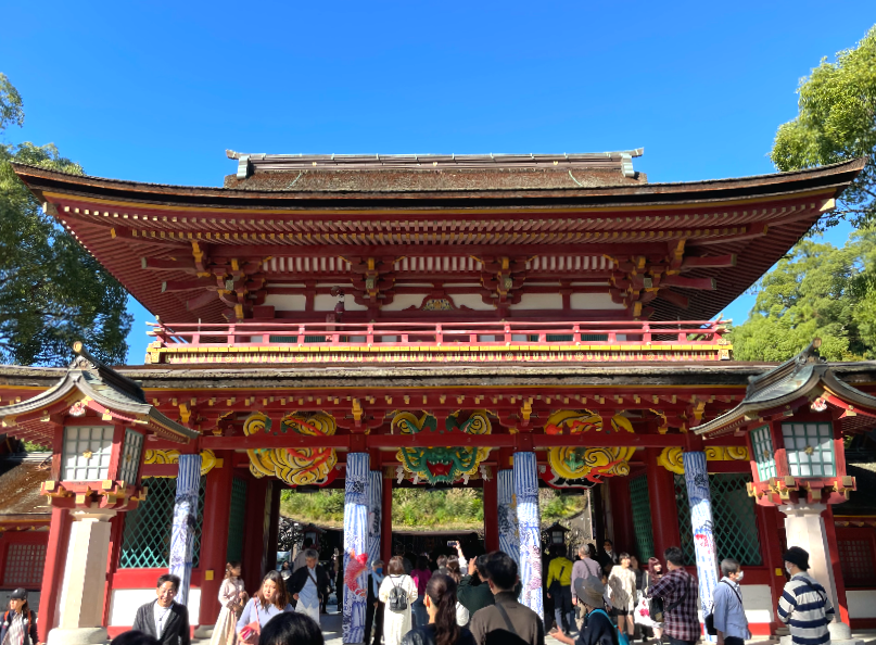 다자이후 천만궁 경내진입전