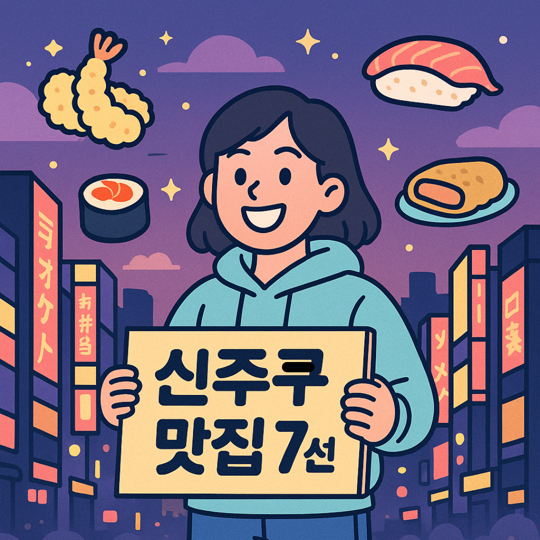 최신 도쿄 신주쿠 인생맛집 베스트 7