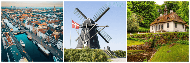 덴마크 풍경 사진 3개