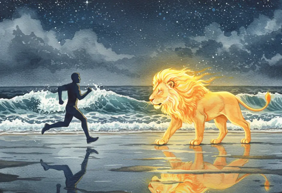 사자에게 먹이를 주는 꿈