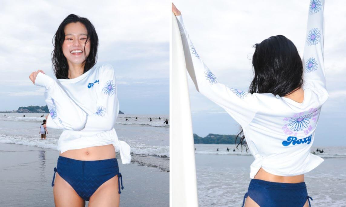 록시 루즈핏 래쉬가드