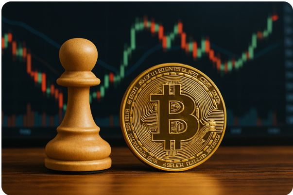 코인 투자 전략 상징 이미지