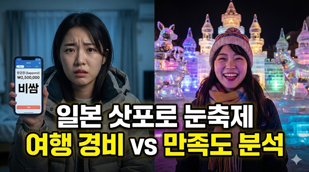 삿포로 눈축제 여행 경비, 이 돈 주고 갈까? 만족도 200% 끌어올리는 현실 꿀팁 총정리